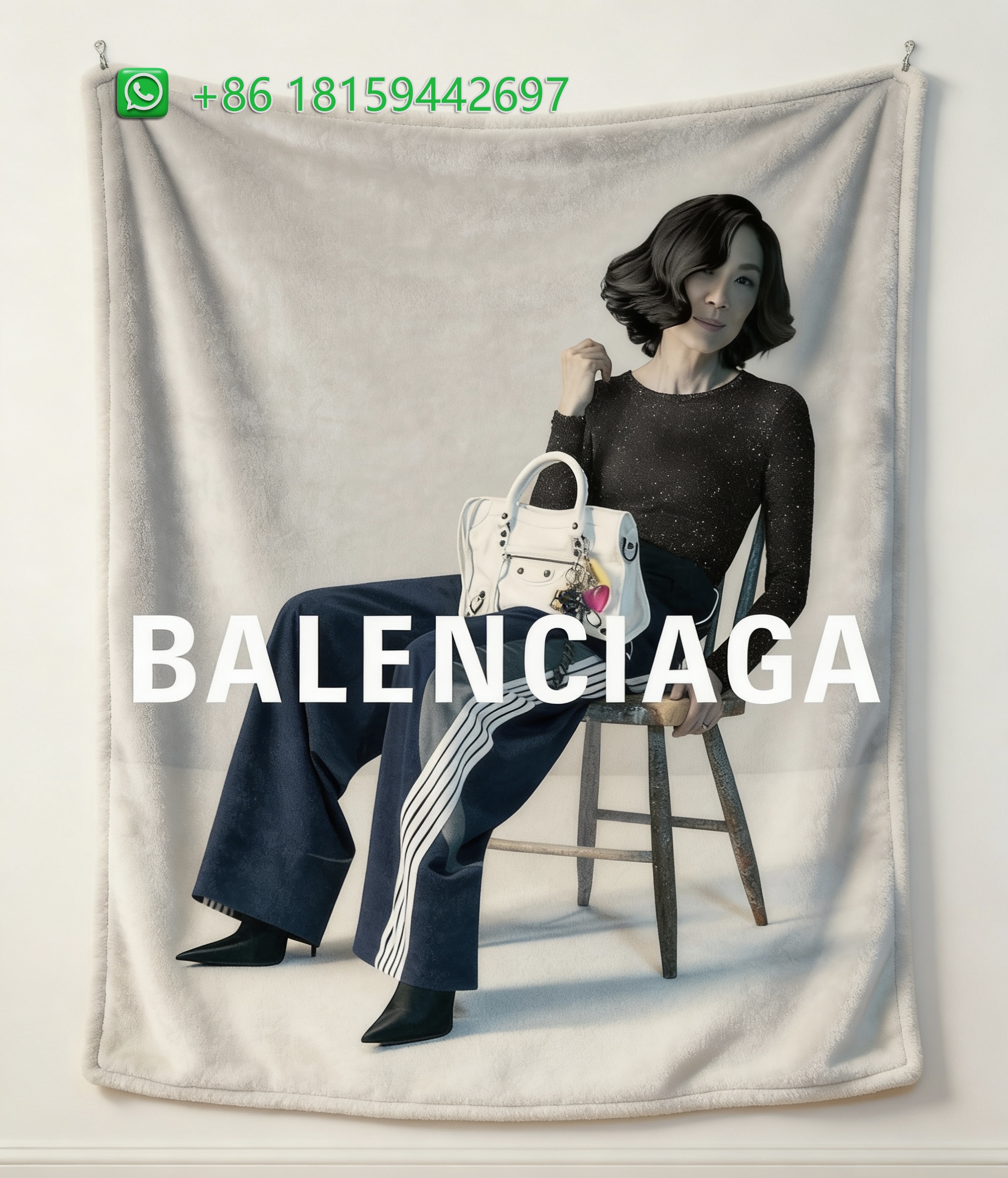 Balenciaga Throw Blankets